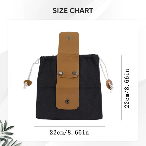 Leather Foraging Bag Belt Pouch 1 Pack 2