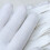 4 paires de gants de protection en coton blanc 4