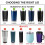 2 Rotatable Straw Jar Lids, Leak-Proof & Reusable 3