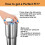 2 Rotatable Straw Jar Lids, Leak-Proof & Reusable 4