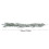 Flocked Christmas Pine Garland 180 cm 2