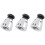 Pressure Cooker Relief Jigger Valve Set 3 Pcs Black Metal 8