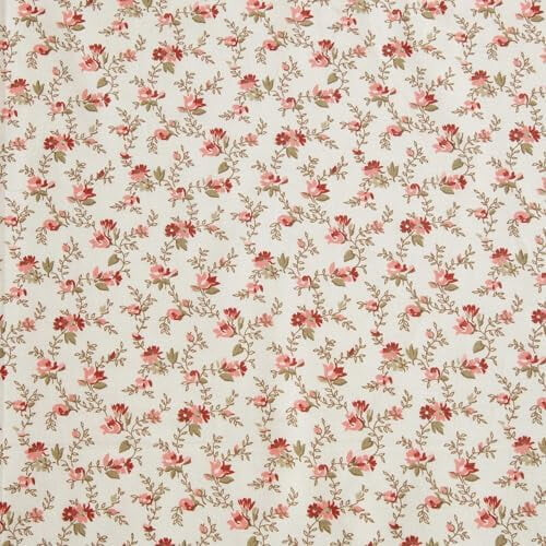 100% Cotton Percale Sheet Set Pink Floral 1