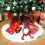 White Plush Christmas Tree Skirt 78 cm 5