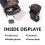 Μικρή τσάντα κινητού τηλεφώνου Crossbody για γυναίκες με πολλές τσέπες και μίνι 5