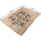 Burlap Wedding Direction Sign 'Here Comes' Banner 50 cm 2