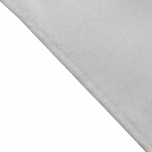 BalsaCircle 20 pièces 17" Serviettes de table argentées en polyester pour mariage 1