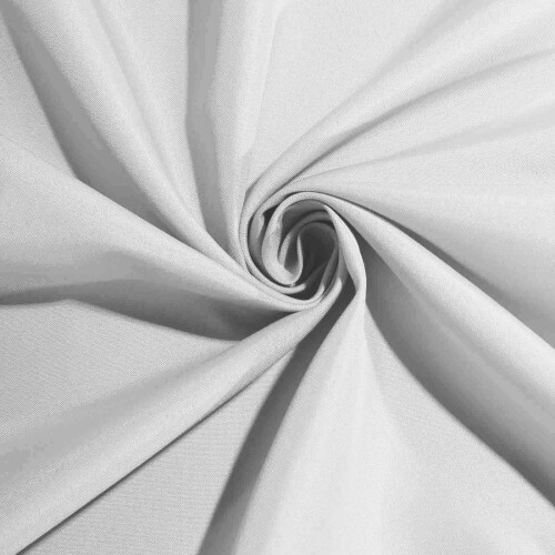 BalsaCircle 20 pièces 17" Serviettes de table argentées en polyester pour mariage 2