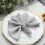 BalsaCircle 20 pièces 17" Serviettes de table argentées en polyester pour mariage 5