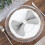 BalsaCircle 20 pièces 17" Serviettes de table argentées en polyester pour mariage 6