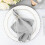 BalsaCircle 20 pièces 17" Serviettes de table argentées en polyester pour mariage 7