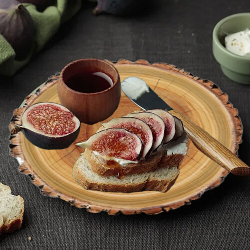 Wood Grain Paper Plates 16 Pack 1