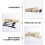 OUNONA 100 Pcs Dinnerware Silverware Paper Cover Fork and Spoon Banquet 3