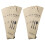 OUNONA 100 Pcs Dinnerware Silverware Paper Cover Fork and Spoon Banquet 4