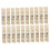 OUNONA 100 Pcs Dinnerware Silverware Paper Cover Fork and Spoon Banquet 5