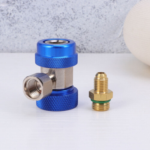 Manual Coupler Connector Adapter for Car A/C Refrigerant 2