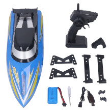 2.4G Remote Control RC Boat With Brushless Motor And Twin Propellers High-Speed RC Toy Waterproof Electric Speedboat Toy Featuring Protective Cover