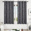 Grey Blackout Curtains 52x63in 2-Pack Thermal Grommet 5