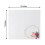 BalsaCircle20White13x13in Χαρτοπετσέτες για δείπνο κοκτέιλ με λουλούδια και εξάγωνο σχέδιο, 2