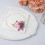 BalsaCircle20White13x13in Χαρτοπετσέτες για δείπνο κοκτέιλ με λουλούδια και εξάγωνο σχέδιο, 7
