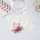 BalsaCircle20White13x13in Χαρτοπετσέτες για δείπνο κοκτέιλ με λουλούδια και εξάγωνο σχέδιο, 8