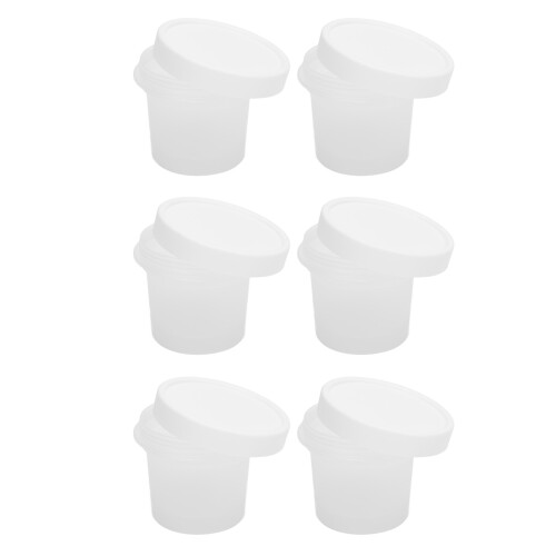 10 pezzi coppe per dolci resistenti al calore da 100 ml con coperchi in PP