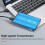 Walmeck USB3.0HDD Εξωτερικός Φορητός Υπερταχύς Σκληρός Δίσκος Αλουμινίου 2,5" - Θήκη 5