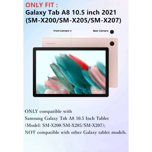 Purple Keyboard Case with Touchpad for Galaxy Tab S6 Lite 1
