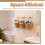 Woven Cotton Wall Baskets Set of 3 3