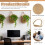Woven Cotton Wall Baskets Set of 3 5