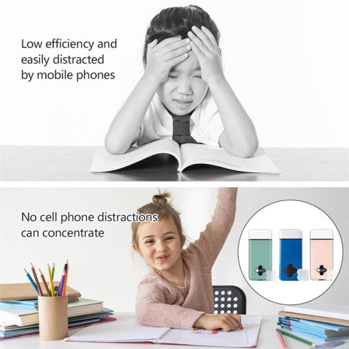 Cell Phone Lock Box with Timer for  and Android,Help to Be Self-Discipline and Focus,Prevent PhoneAddiction I6G4,A 2