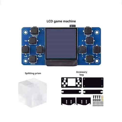 Módulo de Jogo com Tela LCD de 1,3 Polegadas com Botão e Alto-Falante com Campainha de Áudio para Raspberry Pi Zero 2W RP2040-PiZero B 2