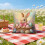Easter Bunny Print Pillowcase Square 17.72x17.72 in 6