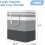Coș de rufe independent, impermeabil, 100 l, pachet de 3 2