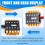 XT90 PCB High Current Distribution Board Multi Axis Distribution Board UAV Power Supply Parallel Connection 6