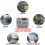 Universal Garage Door Remote Control Receiver 2CH Controller  for Transmitter RX Multi Frequency 433-900MHz White 2