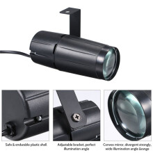 LED Light Pinspot Lighting Spotlight Super Bright Lamp Mirror Balls Party Disco Stage Effect Projector E -EU Plug