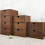 Bureau-organizer van hout, lade-opbergbakken, bruin 7