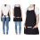 2er-Pack verstellbare Latzschürze, Polyester, 3 Taschen, 67 cm 3