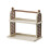 14.02x13.19x7.95 Inch Multi Layer Cup Storage Rack Tea Shelf Multi-Function Desktop Organizer for Kitchen Counter Storage (White) 2
