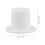 40 White Mini Top Hats for Christmas Crafts 2