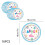 16 Easter Bunny Paper Plates 7 Inch 3