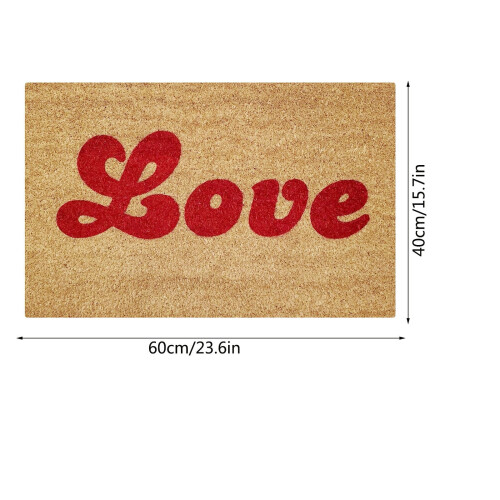 Valentijnsdag Deurmat Antislip Binnen Buiten 1Pack 2