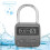 Lock LCD-SkäRm Elektronisk Timer-Omkopplare USB-Laddningsbart Timer-HäNglåS Travel Electronic Timer-Svart 9