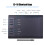 Mesa digitalizadora profissional de desenho gráfico de 10x6 polegadas com 12 teclas expressas e 8192 níveis de intensidade, compatível com 5