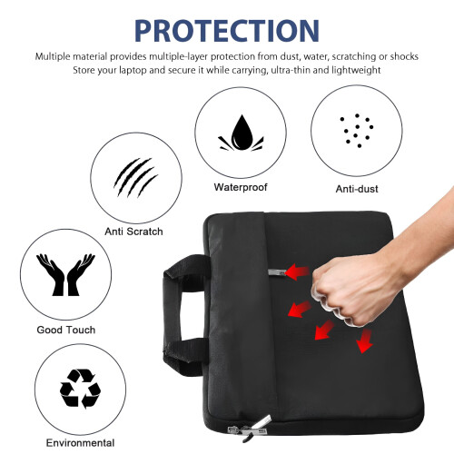 Custodia protettiva per laptop da 13, 14 e 15 pollici 2