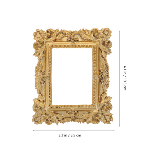 Gold Resin Photo Frame 10.8 x 8.5 cm 2