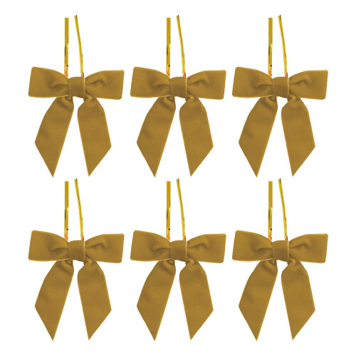 burgunderrote Samt-Weihnachtsschleifen, 7,9 cm 1