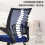 Ergonomic Mesh Office Chair Blue with Lumbar Support 3