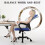 Ergonomic Mesh Office Chair Blue with Lumbar Support 6